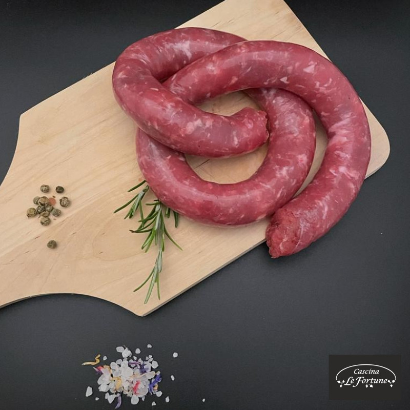 SALSICCIA 100% FASSONE - CASCINALEFORTUNE.IT